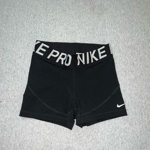 Pro Nike athletic shorts in black